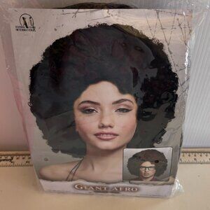 Black Afro Diva Wig Halloween Costume Accessory Curly 70's Adult Teen 14+